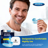 Anti Snore Mouthpiece – Adjustable Intraoral Device Designed to Help Reduce Snoring for Adults (18+) with Retainer Case