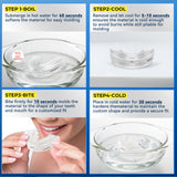 Anti Snore Mouthpiece – Adjustable Intraoral Device Designed to Help Reduce Snoring for Adults (18+) with Retainer Case (Clear)