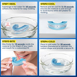 Anti Snore Mouthpiece – Adjustable Intraoral Device Designed to Help Reduce Snoring for Adults (18+) with Retainer Case