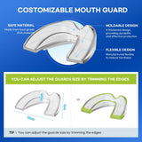 Mouth Guard for Grinding Teeth at Night: Moldable Dental Guard for Sleeping - Nighttime Protection for Teeth