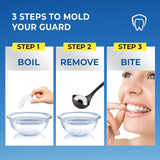 Mouth Guard for Grinding Teeth at Night: Moldable Dental Guard for Sleeping - Nighttime Protection for Teeth (8 Pack)