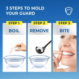 Mouth Guard for Grinding Teeth at Night: Moldable Dental Guard for Sleeping - Nighttime Protection for Teeth